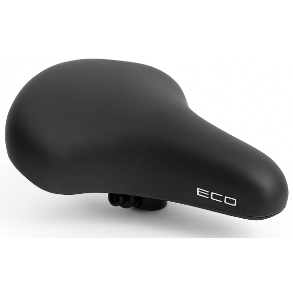 Fietszadel Edge City Eco - zwart