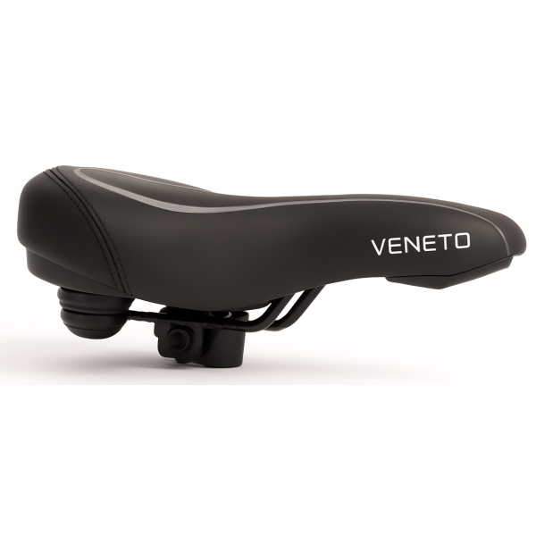 Fietszadel Edge Veneto incl. oppakbeugel en achterlicht - zwart