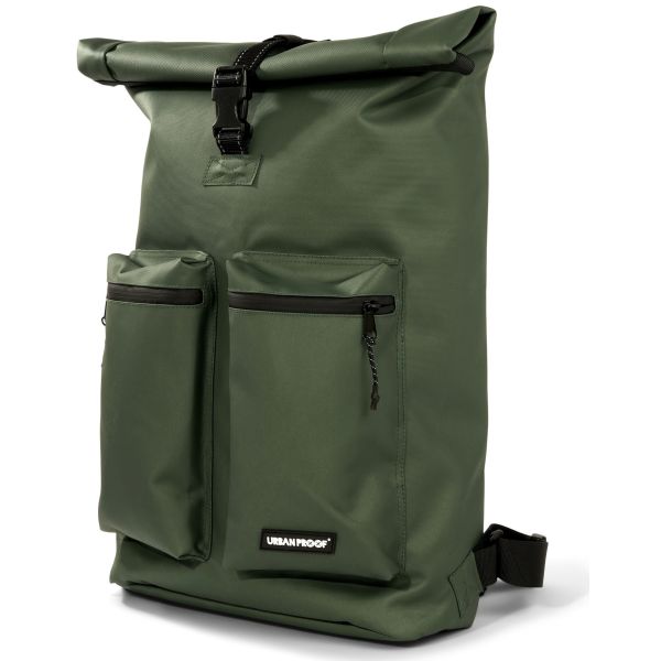 Gerecyclede shopper fietstas Urban Proof Rolltop Backpack 20 liter 34 x 13 x 46 cm - groen