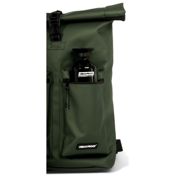 Gerecyclede shopper fietstas Urban Proof Rolltop Backpack 20 liter 34 x 13 x 46 cm - groen