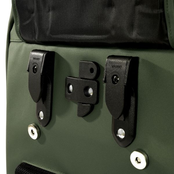 Gerecyclede shopper fietstas Urban Proof Rolltop Backpack 20 liter 34 x 13 x 46 cm - groen