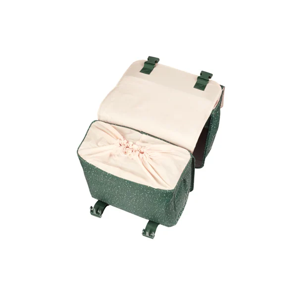 Dubbele fietstas Basil Flair 35 liter - groen