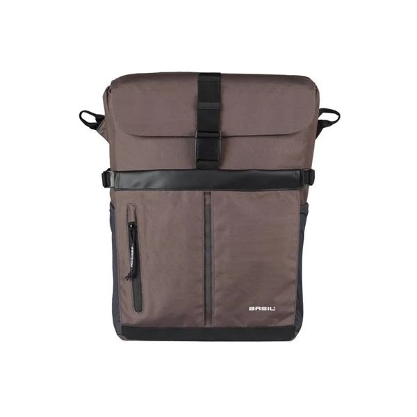 Fietsschoudertas Basil Move MIK studs 14 liter 14 x 24 x 34 cm - bruin