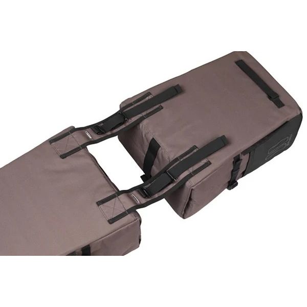 Dubbele fietsas Basil Move 30 liter 16 x 27 x 38 cm - bruin