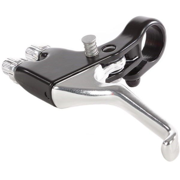 Remgreep links Mirage dubbele kabel - zwart/zilver