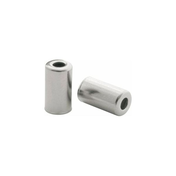 Kabelhoedje Bofix messing ø4.5mm (25 stuks) - Zilver