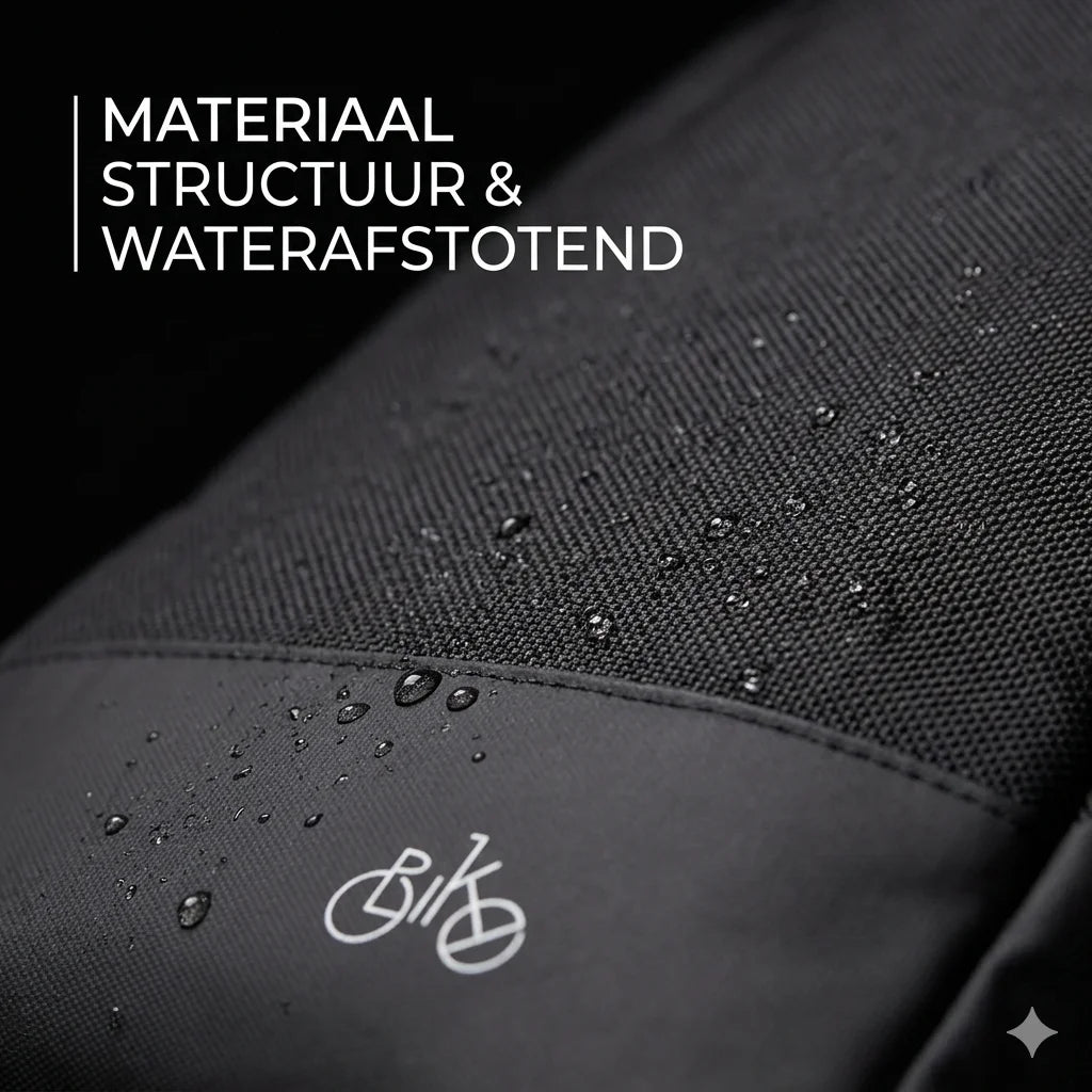 Wave Dubbele Fietstas - 30L - Zwart
