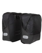 Wave Dubbele Fietstas - 30L - Zwart