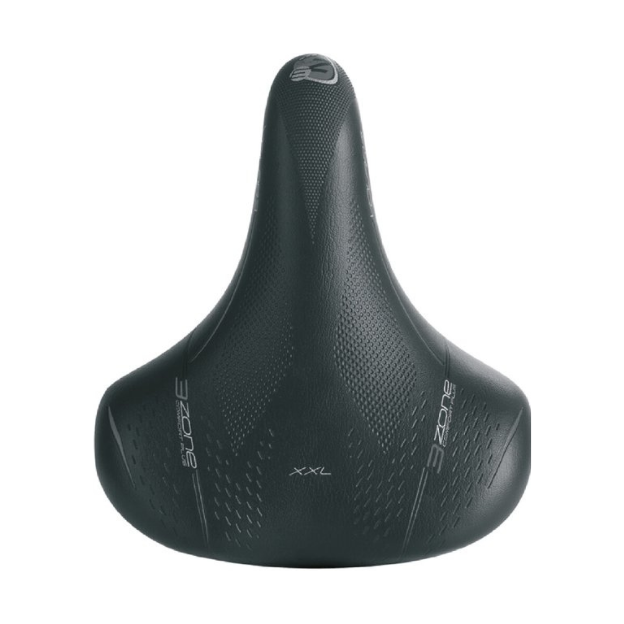 Zadel Selle Bassano - Fietszadel - Volare 3-zone Big City XXL - zwart