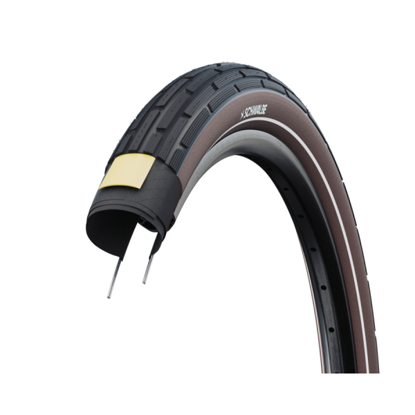 Buitenband Schwalbe Fat Frank K-Guard 28 x 2.00 / 50-622 - zwart/koffie