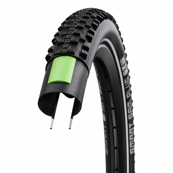Buitenband Schwalbe Smart Sam plus-DD 26 x 2.25  57-559 mm - Zwart