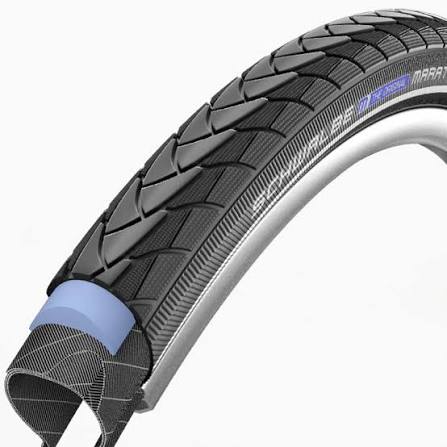 buitenband 20x1.75 deli zwart + witte bies 47-406