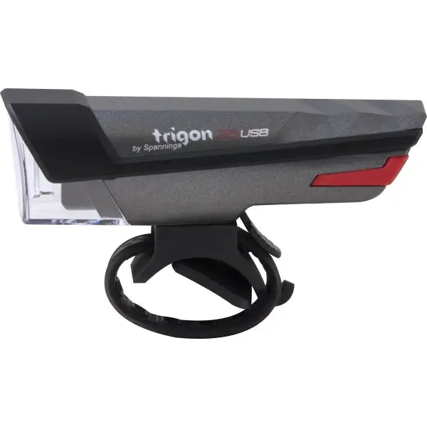 Spanninga Trigon Koplamp 25 Lux USB - Zwart