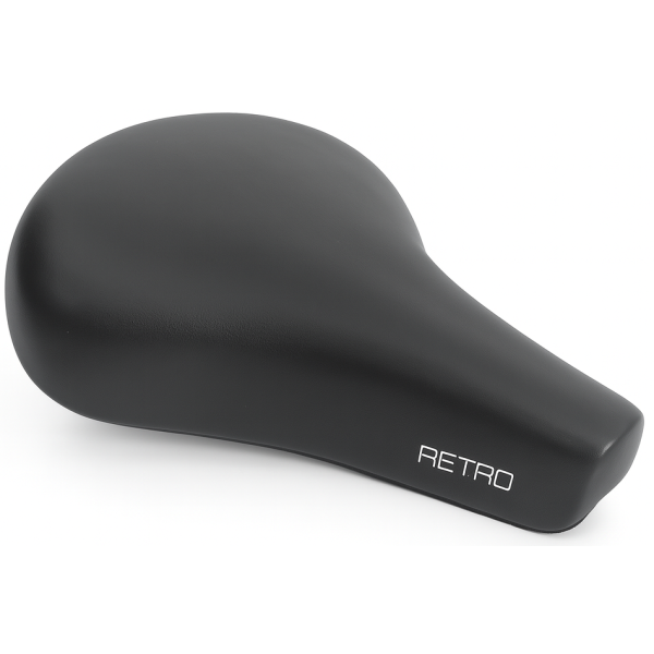 Fietszadel Edge City Retro - zwart